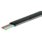 CABLETECH Telefonski ploščati kabel, 6-žilni, 100 m kolut, črni , Cu (baker), (20831677)