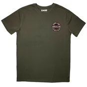 Johnny Cash Mini American Rebel Logo Green M Majica