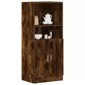 Vidaxl vidaXL Kuhinjska omarica dimljen hrast 57x41,5x131,5 cm