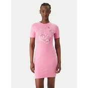 Versace Jeans Couture Vsakodnevna obleka 80HAOE01 CJ02E Roza Slim Fit