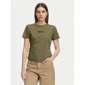 ONLY Majica Lucy 15346760 Rjava Regular Fit