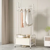 Milin Stalak za odecu, 176x40 cm, Beli