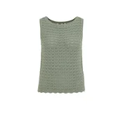 WE Fashion Top z naramnicami  svetlo zelena