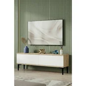Hanah Home TV komoda Didema 120, 120 cm, hrast Sapphire / bela