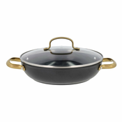 Aluminijski lonac s poklopcem/s neprianjajucom površinom prikladni za indukcijsko kuhalo 2,6 l – Holm