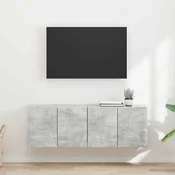 TV zidni ormar Zidne 2 pcs Betonski sivi 59,5 x 31 x 40 cm