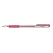 Pentel roler gel Metallic Hybrid Gel Grip, rdeč