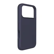 Puro Silikonska maskica MagSafe za iPhone 17 Pro Max Pure Icon Mag Pro s aluminijskim gumbima i tekucim silikonom - tamnoplava