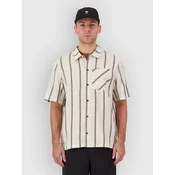 Mons Royale At Merino Tech Tee bone stripe
