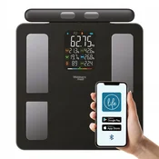 Northix Analitična kopalniška tehtnica 15 parametrov Apple Health Google Fit SCALA WEBBER