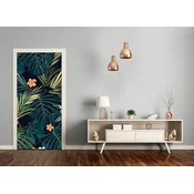 tulup.si Samolepilni tapete na vratih Hawaiian cvetje 95x205 cm
