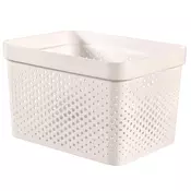 Curver Infinity škatla za shranjevanje, reciklirana plastika, 17 l, bela