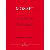 MOZART:CONCERTO IN A-DUR KV622 FOR VIOLA AFTER THR CLARINET CONCERTO K.622