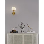MONET ZIDNA LAMPA E27 /IP20/MESING ZLATNA NL9080125