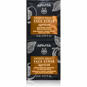 Apivita Express Beauty Apricot nježni piling za cišcenje za lice 2 x 8 ml