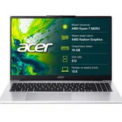 Laptop Acer - Aspire Lite 15, 15.6, FHD, 16GB/512GB, Light Silver
