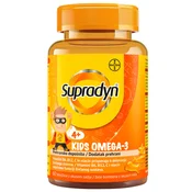 Supradyn Kids Omega-3 z okusom sadja, 60 želejčkov