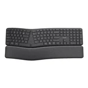 Bežicna tastatura Trust Keyra, americki raspored, USB-C, USB-A, Bluetooth, crna