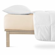 Bež napenjalna rjuha iz jerseyja 180x200 cm Boxspring – Andrea Simone
