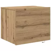Nocni ormar Umjetnicki hrast 50 x 39 x 41 cm Konstruirano drvo
