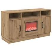 vidaXL Električni kamin Artisan hrast 100 x 33 x 55 cm Inženirski les