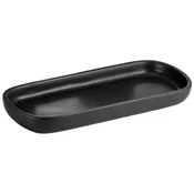 Pladenj NERO, črn - Črna - 257x28x115 mm - Aqualine - NERO - 24 - Keramika - Drugo - Krožni - 257 - 28 - 115 - 14
