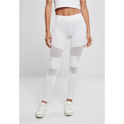 Womens Tech Mesh Leggings in White