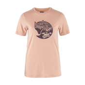 Ženska majica Fjällräven Abisko Wool Fox SS W Chalk Rose/Port M