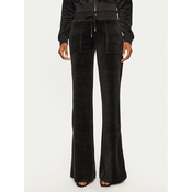 Juicy Couture Spodnji del trenirke Layla JCSEBJ001 Črna Flared Leg