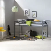 Homestyle4U Pograd, 207,5x110x96,5 cm, siva