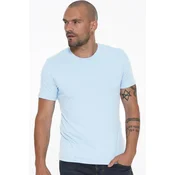 T8569 DEWBERRY BIKE COLLAR MENS T-SHIRT-DARK BLUE