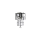 Searchlight 61321-2AB - Zidno svetlo EMPIRE 2xE14/7W/230V IP44