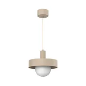 Lestenec na vrvici CANAN 1xE27/15W/230V pr. 29 cm bež