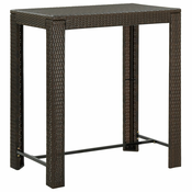Den Vrtna barska miza rjava 100x60,5x110,5 cm poli ratan