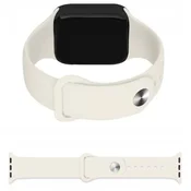 shumee GUMIJAST ŠPORTNI PAŠČEK ZA APPLE WATCH 3 4 5 6 7 8 9 SE PEARL 38/40/41 MM