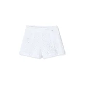 Mayoral Kratke hlače iz tkanine 3285 Bela Regular Fit