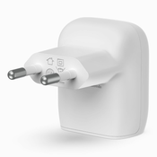 Belkin 20W USB-C Power Delivery PPS Stenski polnilnik + 1m kabel USB-C z Lightning, bel