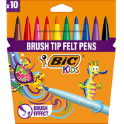 Bic BIC KIDS vlaknena pisala Visaquarelle, kartonska škatla za 10 kosov, (21656386)
