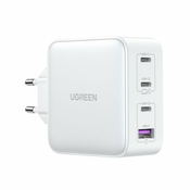 UGREEN USB-A i 3x USB-C 100W GaN brzi punjač - kutija Bijela