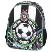 Best Buy Tico Predškolski ranac Football Partizan, 3D, Crno-beli