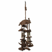 Epic Pet viseca drvena igracka sa zvonom 60x20cm