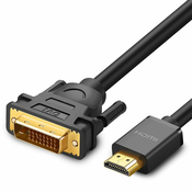 CABLE HDMI - DVI UGREEN 4K 1M (BLACK)