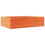 Vidaxl vidaXL Vrtno korito iz voska rjave barve 90x60x23 cm masivni borov les