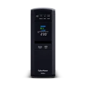 CYBERPOWER UPS za igranje, 6xSCHU, 2xUSB, 1600VA, 1600W, 230V, neprekidno napajanje sinusnim valom, LINE-INTERACTIVE, AVR, LCD u boji CP1600EPFCLCD