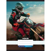 Nebulo: šivan karo zvezek z motivom motokrosa 87-32 A/4