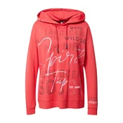 Soccx Sweater majica, crvena / crna / srebro