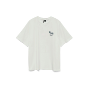 VERO MODA Majica VMVERA CATY modra/pastelno oranžna/roza/bela