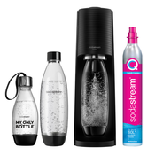 SodaStream Terra Vorteilspack črna aparat za gaziranje