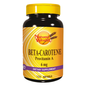 Natural Wealth Beta karoten 6 mg, 100 mehkih kapsul