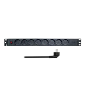 Logilink PDU 8 x šuko , 2x USB type C, prenaposna zaštita